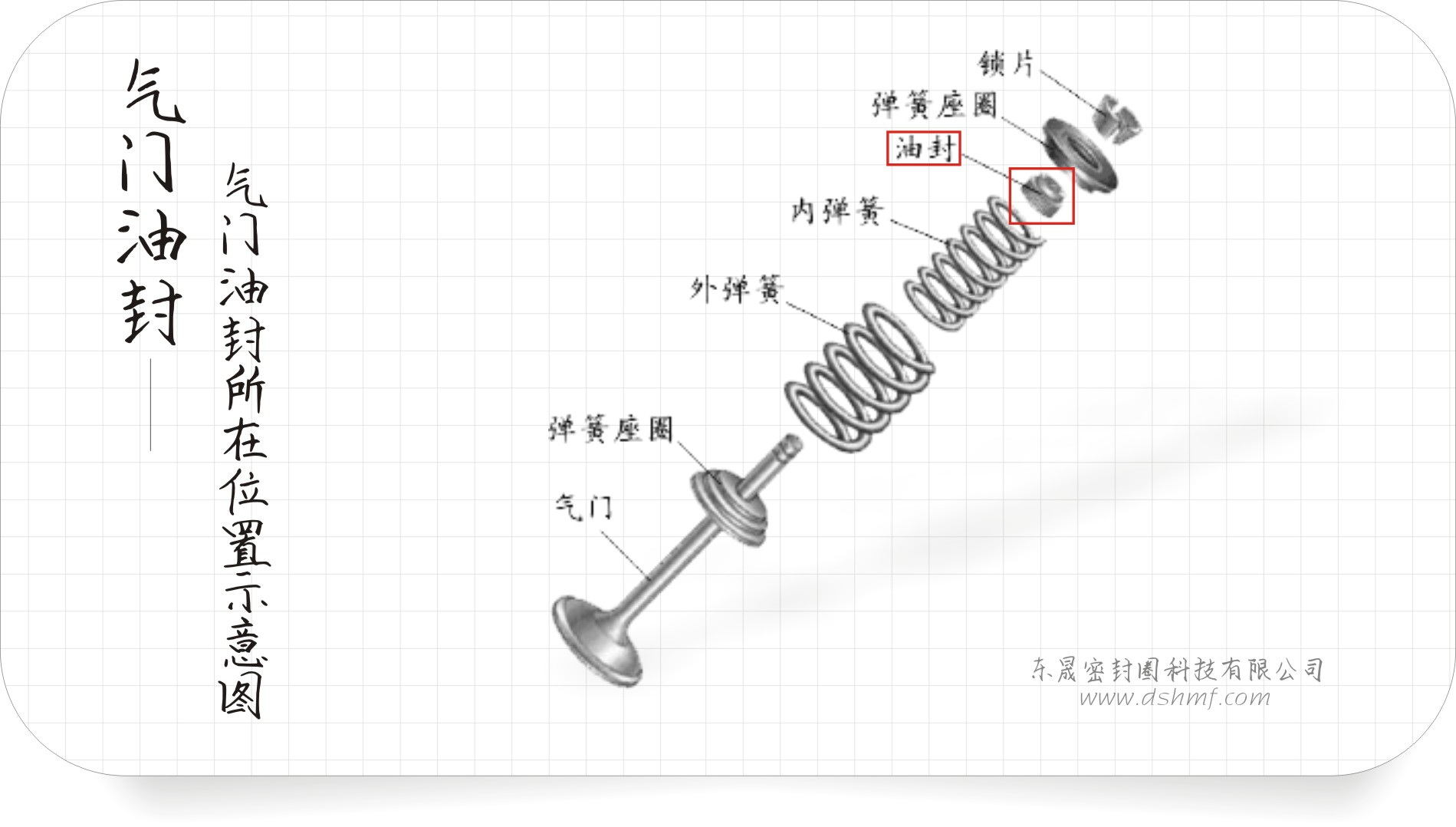 氣門油封所在位置示意圖3