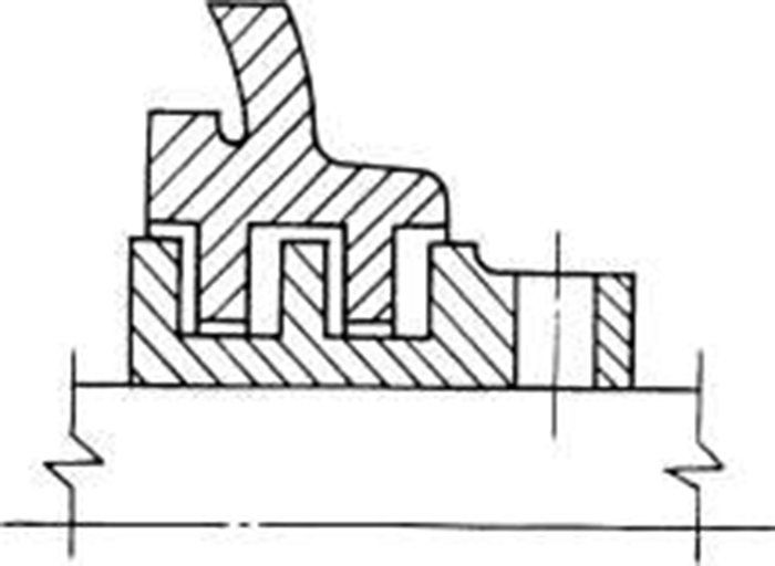 常見的迷宮密封圈 截面（切面）結構圖5